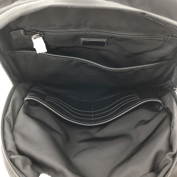 Prada Tesut Montana Backpack Nylon Rucksack Black Shoulder Bag - Picture 5 of 10